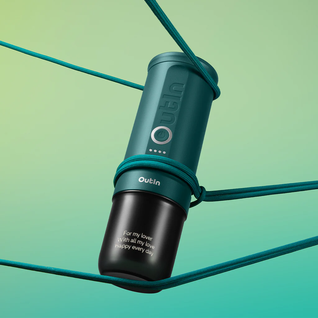 Customized Nano Portable Espresso Machine (OutIn Teal) - Image 3