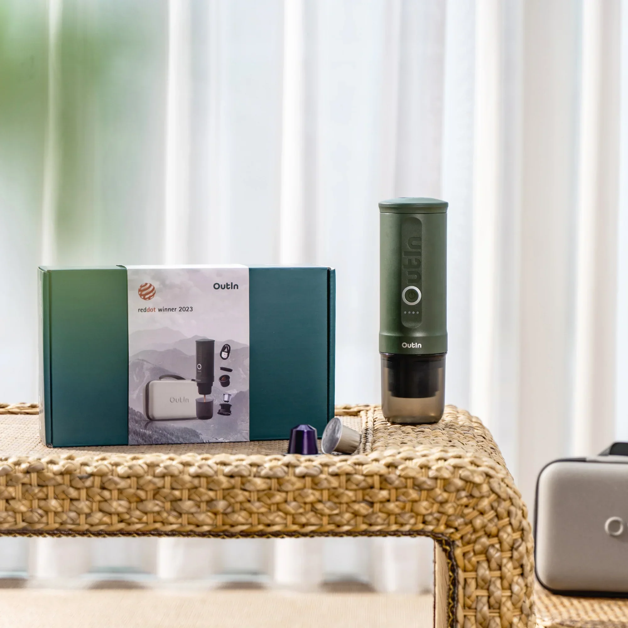 Traveler Espresso Gift Set (Forest Green) - Image 5