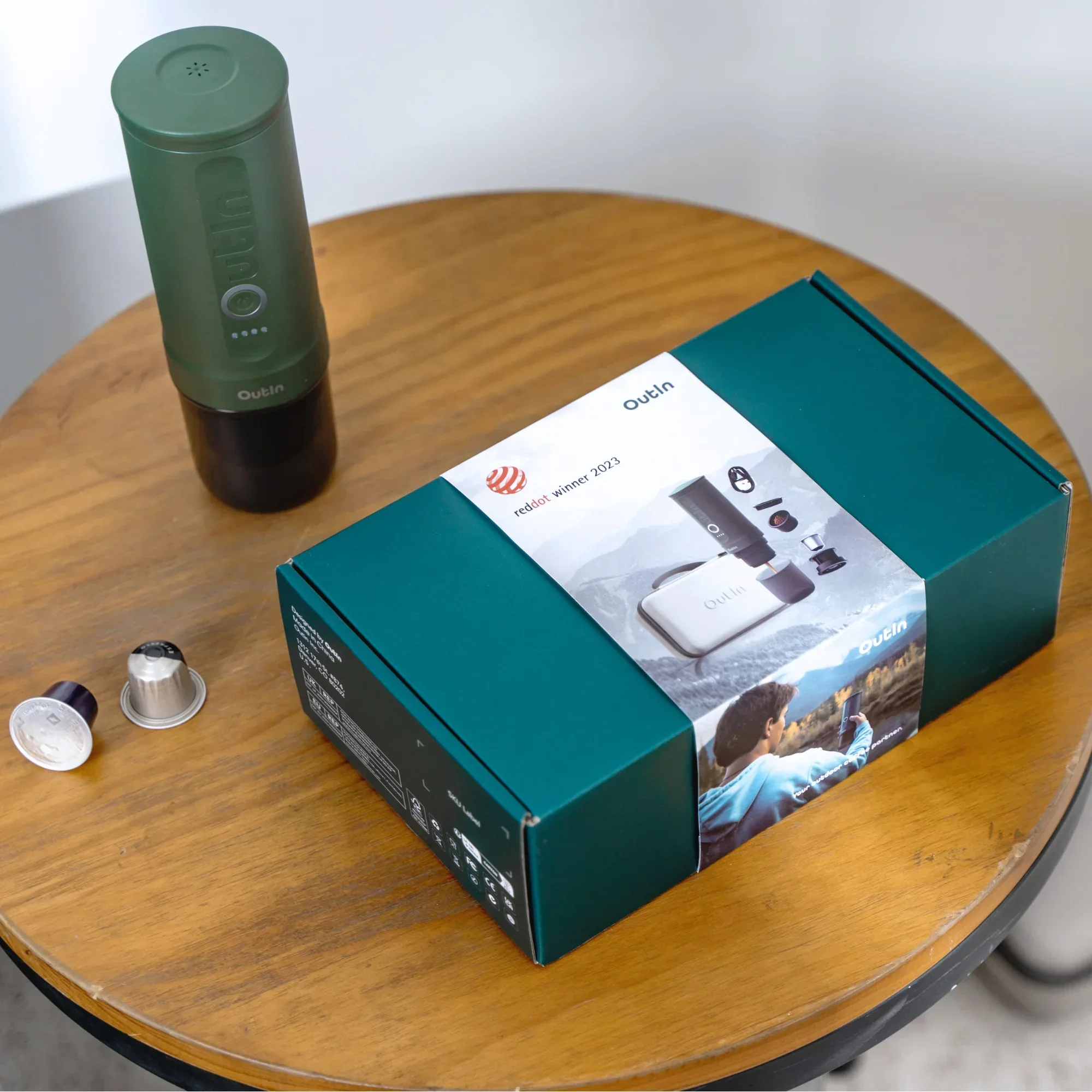 Traveler Espresso Gift Set (Forest Green) - Image 7