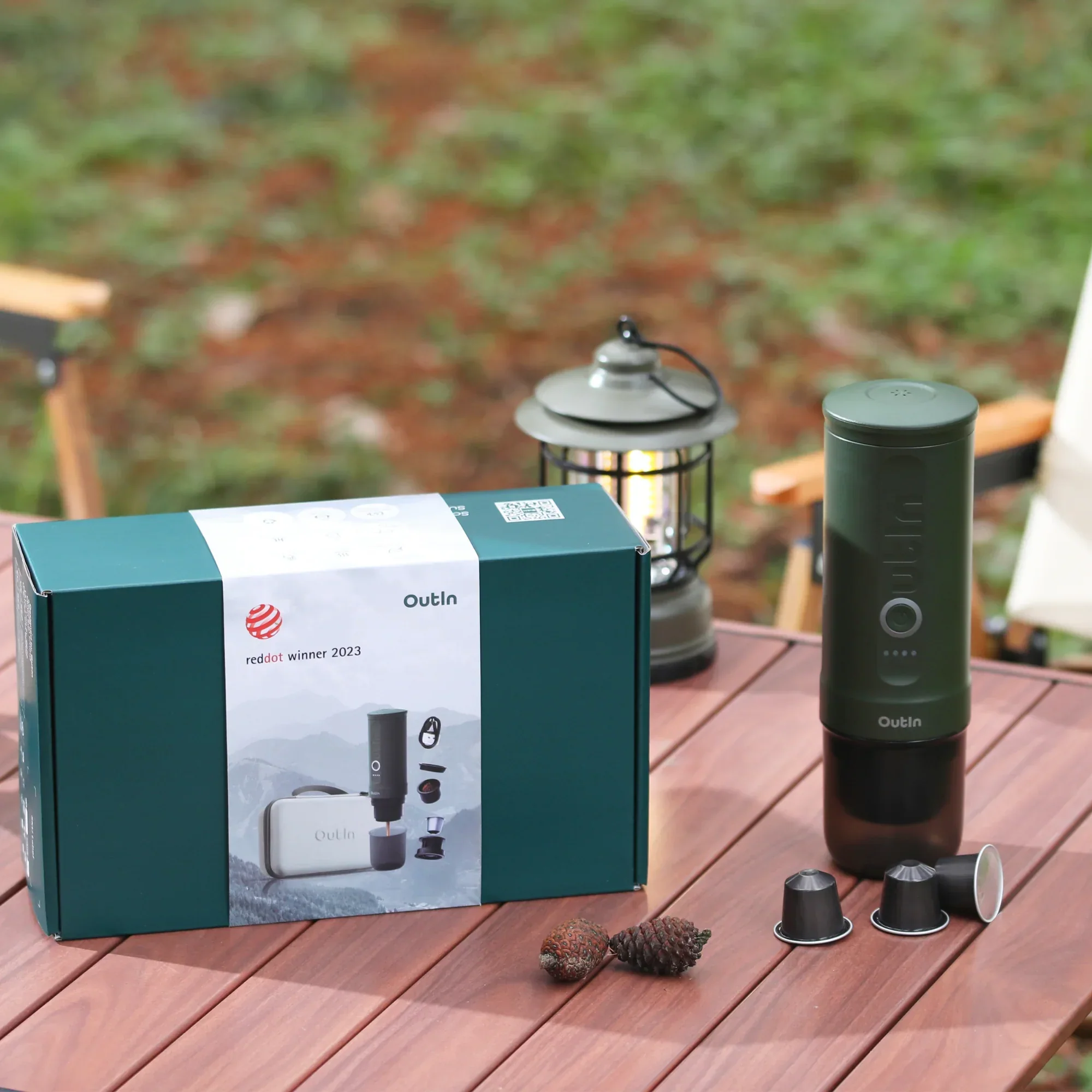 Traveler Espresso Gift Set (Forest Green) - Image 8