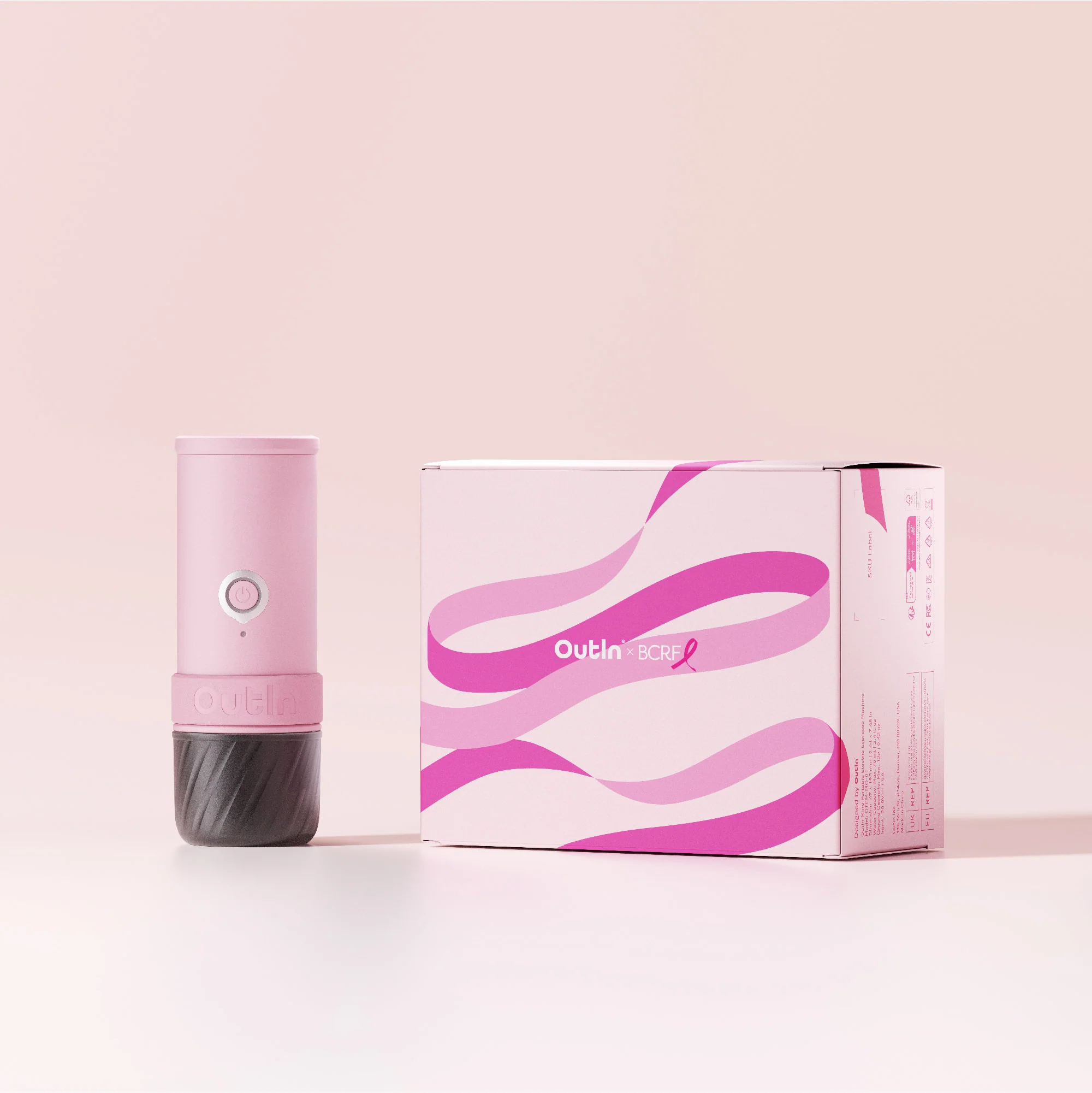 Mino Portable Espresso Machine (Rose Clay) X BCRF - Image 4