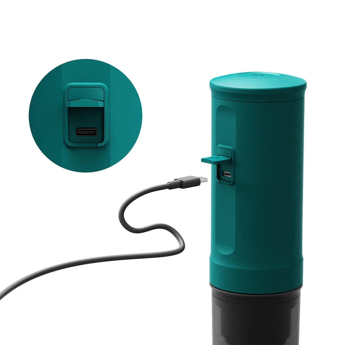 Nano Portable Espresso Machine (OutIn Teal) - Image 4